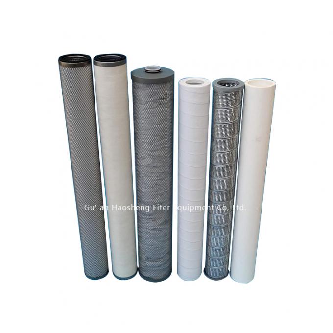 Polyester Pleated Natural Gas Filter Cartridge CC3LG02H13 PSFG372